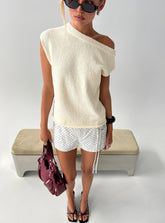 Ashfield Off Shoulder Top Lemon