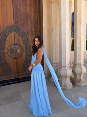 Paloma Dress in Blue - Shipping/Envio 15/05 to 22/05