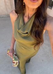 Riad Dress in Green