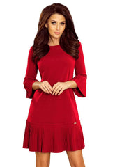 LBD Exclusive Burgundy Lucy Shift Dress