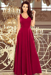 LBD Exclusive Burgundy Maxi Dress