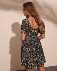 Blooming Romance Floral Mini Dress