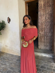 Toledo Dress in Light Terracota - Pre-Order