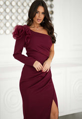 LBD Exclusive Burgundy Ivy Maxi Dress