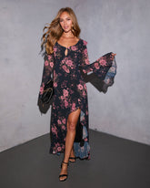 Chapel Glow Printed Maxi Dress