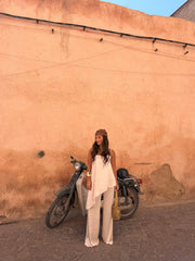 Satin Set in Cream - Shipping/Envio 04/05 to 08/05