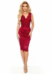LBD Exclusive Berry Freya Cocktail Dress