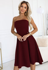 LBD Exclusive Burgundy Viviene Cocktail Dress