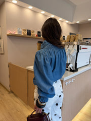 Polka Dot Wide Leg Trousers