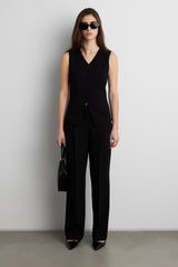 BUTTON FRONT SUITING VEST