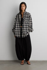 RELAXED VINTAGE PLAID SHIRT