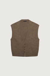 BUTTON FRONT SWEATER VEST