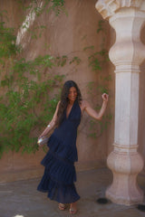 Manila Dress in Navy Blue - Shipping/Envio 20/04 to 24/04