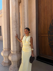 Medina Dress in Light Yellow - Shipping/ Envio 06/05 to 12/05