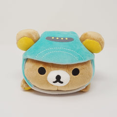 2015 Rilakkuma Blue Train Plush - Rilakkuma x Hayabusa Series E5