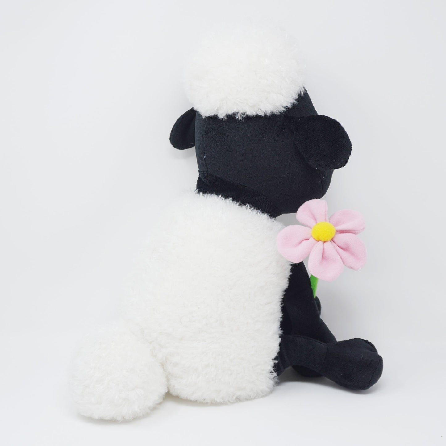 2015 Pink Flower Baby Shaun Big Plush - Shaun the Sheep - SK Japan