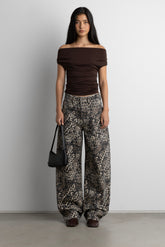 BARREL LEG DENIM JEAN