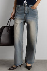 27" VINTAGE WASH REGULAR DENIM JEAN