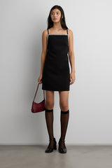 JEWELED MINI SHIFT DRESS