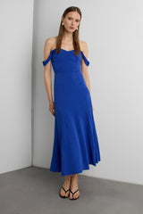 SWEETHEART NECKLINE CORSET MIDI DRESS