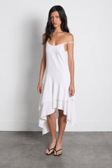 TIERED RUFFLE CAMI DRESS