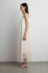 SHEER FLOWY MAXI DRESS