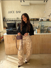 Bambi Print Balloon Pants