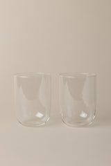 STACKABLE COOLER GLASSES, SET OF 2
