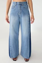 DUO TONE WASH STRAIGHT LEG DENIM JEAN