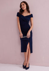Samantha Jane Navy Juliet Cocktail Dress