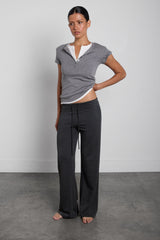 SLIM FIT HENLEY NECK T-SHIRT