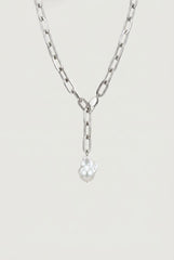 PEARL DROP CHAIN NECKLACE
