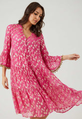 Samantha Jane Pink Orla Beach Dress