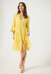 Samantha Jane Yellow Orla Beach Dress