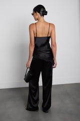SATIN DRAWSTRING PANT
