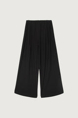 CRINKLED RAYON ELASTIC WAIST PANT