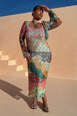 Pastel Morocco Mesh Vivi Dress