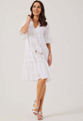 Samantha Jane White Pheobe Summer Dress