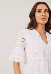 Samantha Jane White Pheobe Summer Dress