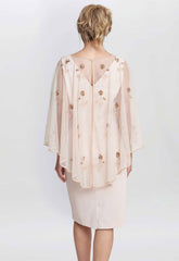 Gina Bacconi Pink Rose Cocktail Dress