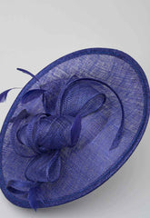 Gina Bacconi Navy Small Oval Fascinator