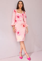 Samantha Jane Pink Chrissy Cocktail Dress
