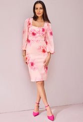 Samantha Jane Pink Chrissy Cocktail Dress
