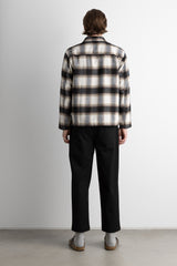 RELAXED FLANNEL BUTTON UP SHIRT