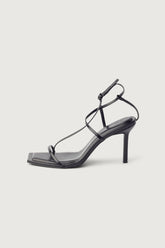 THIN STRAP HEELED SANDALS