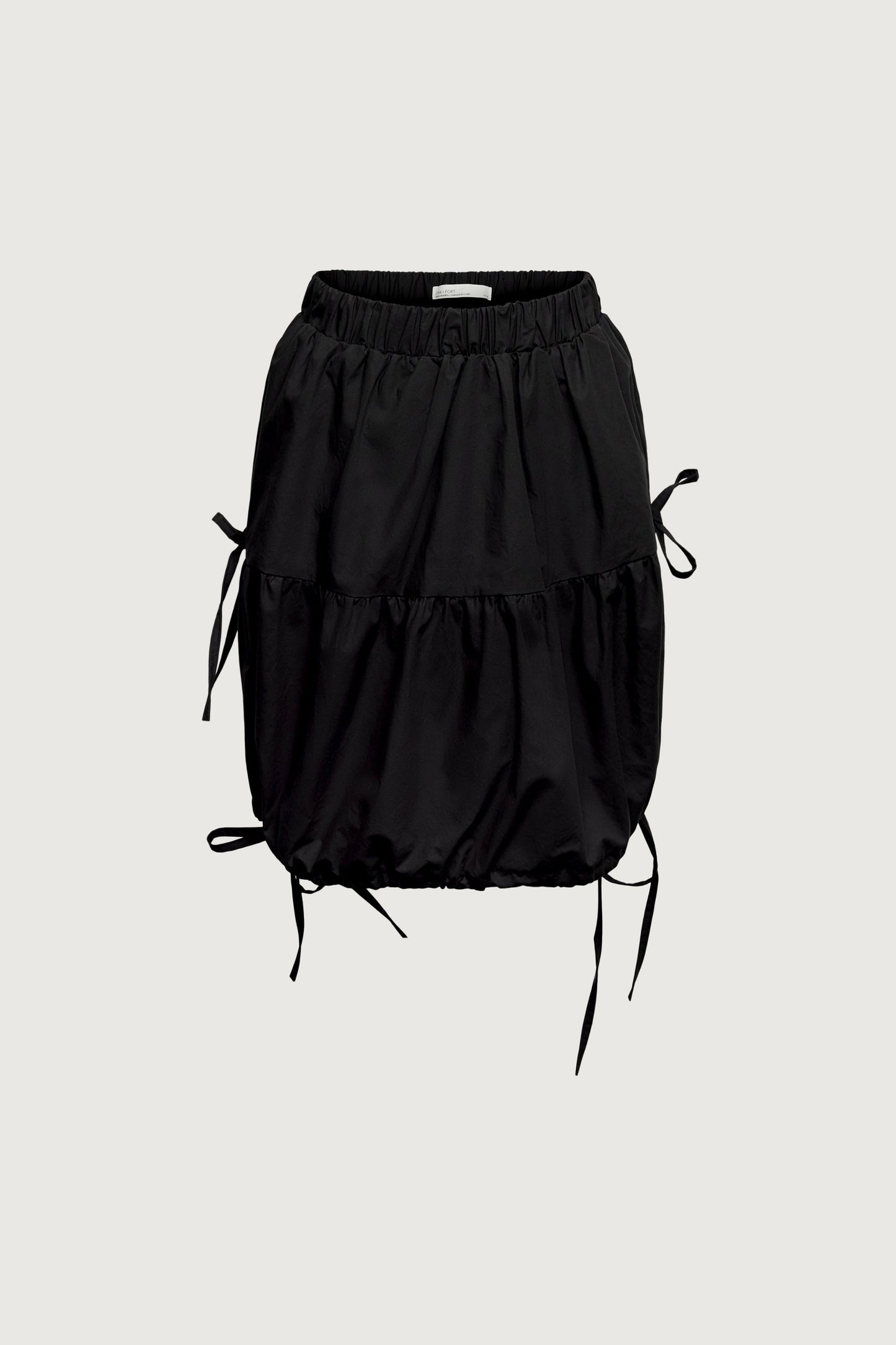 TIERED BOW MINI SKIRT