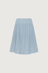LINEN MIDI SKIRT