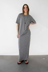 TEXTURED DRAWSTRING MAXI SKIRT