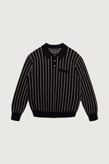 STRIPED RUGBY SWEATER