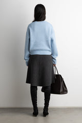 CROPPED CREWNECK SWEATER